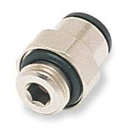 Legris 10mm Metal Male Connector - 3101 10 21 | High-Quality Brass Fitting for Air & Water Systems | Ideal for Pneumatic, Hydraulic & Plumbing Applications