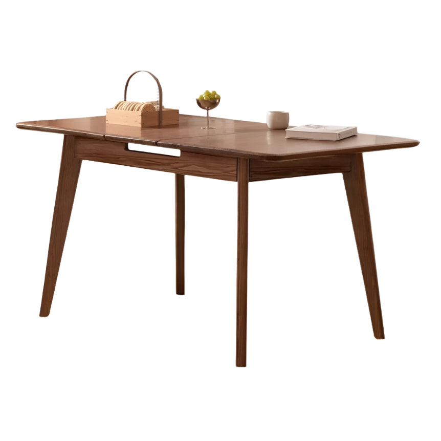 Solid Oak & Ash Wood Nordic Wall Mounted Extendable Dining Table - Space Saving Retractable Design for Small Apartments & Modern Homes