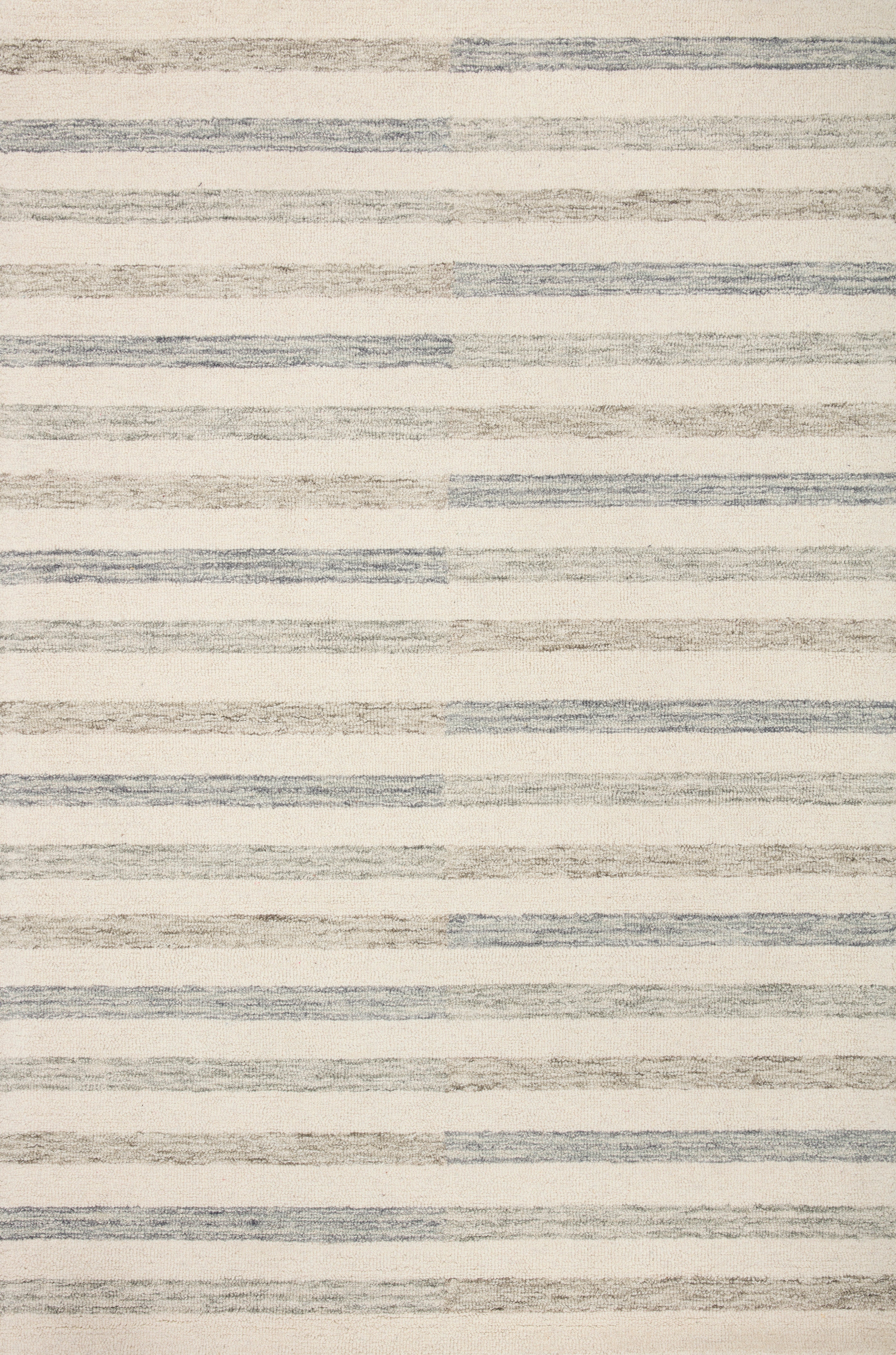 Chris Ivory and Slate Rug - Premium Handmade Area Rug for Living Room, Bedroom & Office - Soft & Durable Home Decor