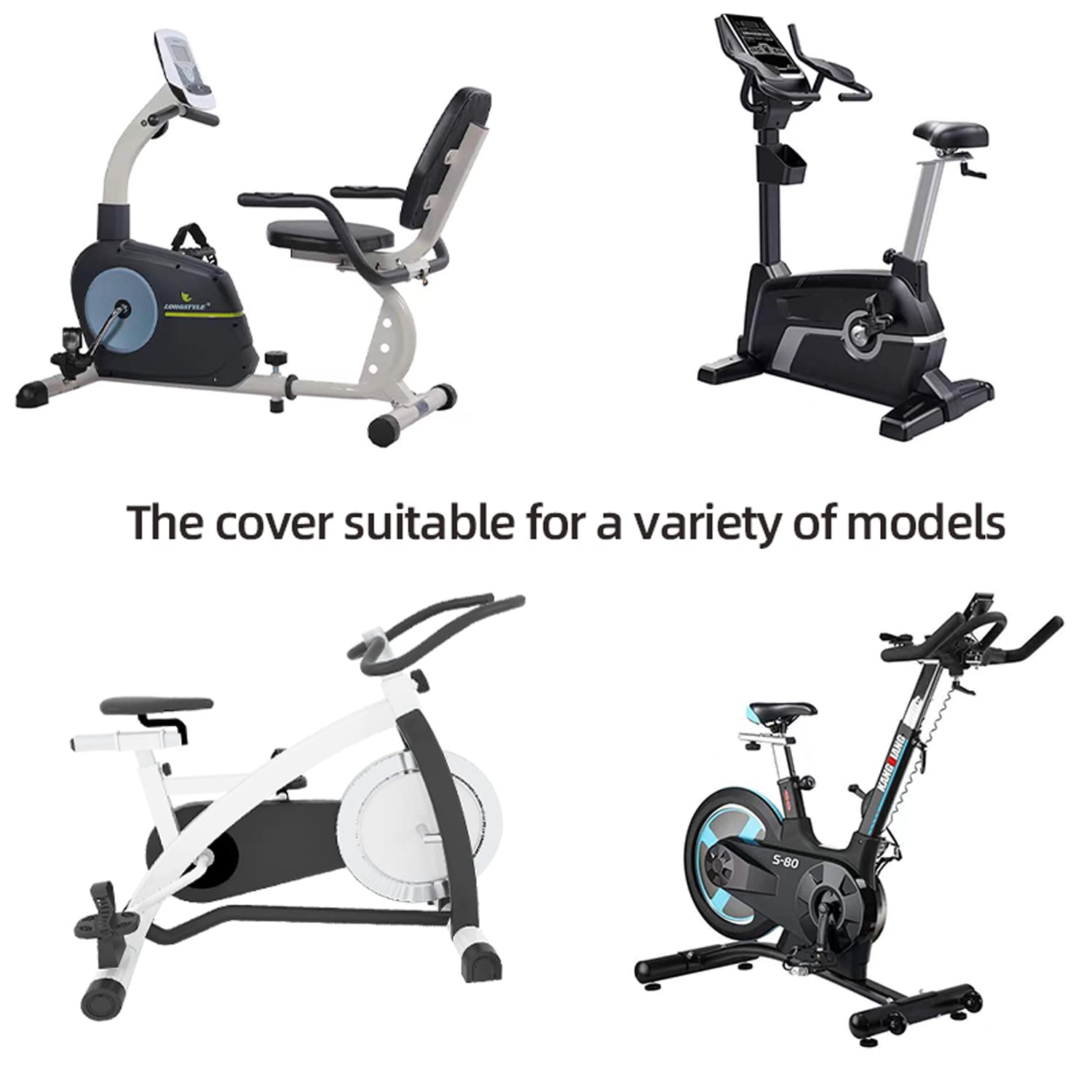 Waterproof Exercise Bike Cover for Indoor & Outdoor Use - Durable Spin Bike, Gym, Fitness, Training, Upright & Stationary Bike Protection - Perfect for Home Gym Equipment Storage & Weatherproofing