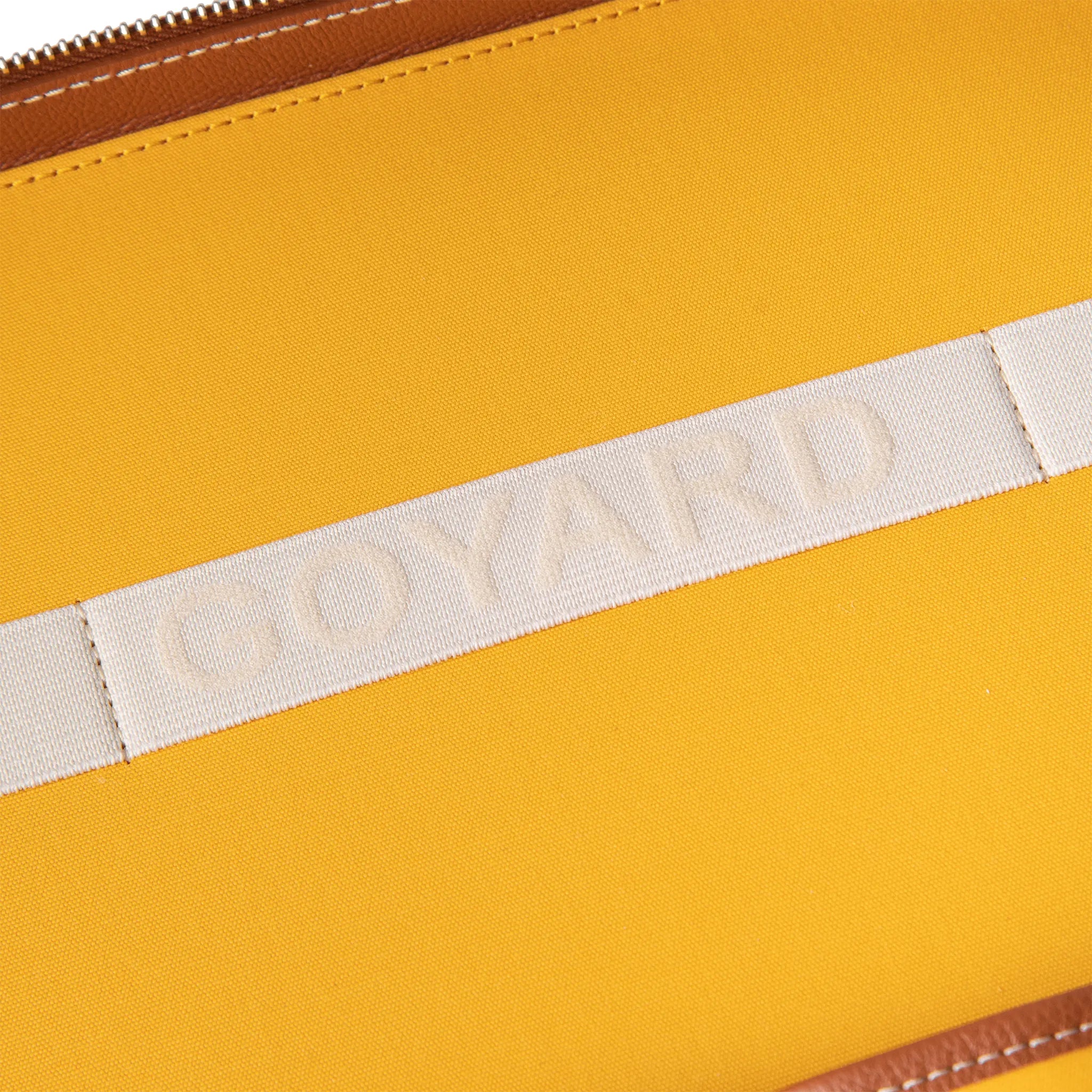 Goyard Compagnon Universel A4 Black Tan Leather Tote Bag - Stylish & Durable for Work, Travel & Everyday Use