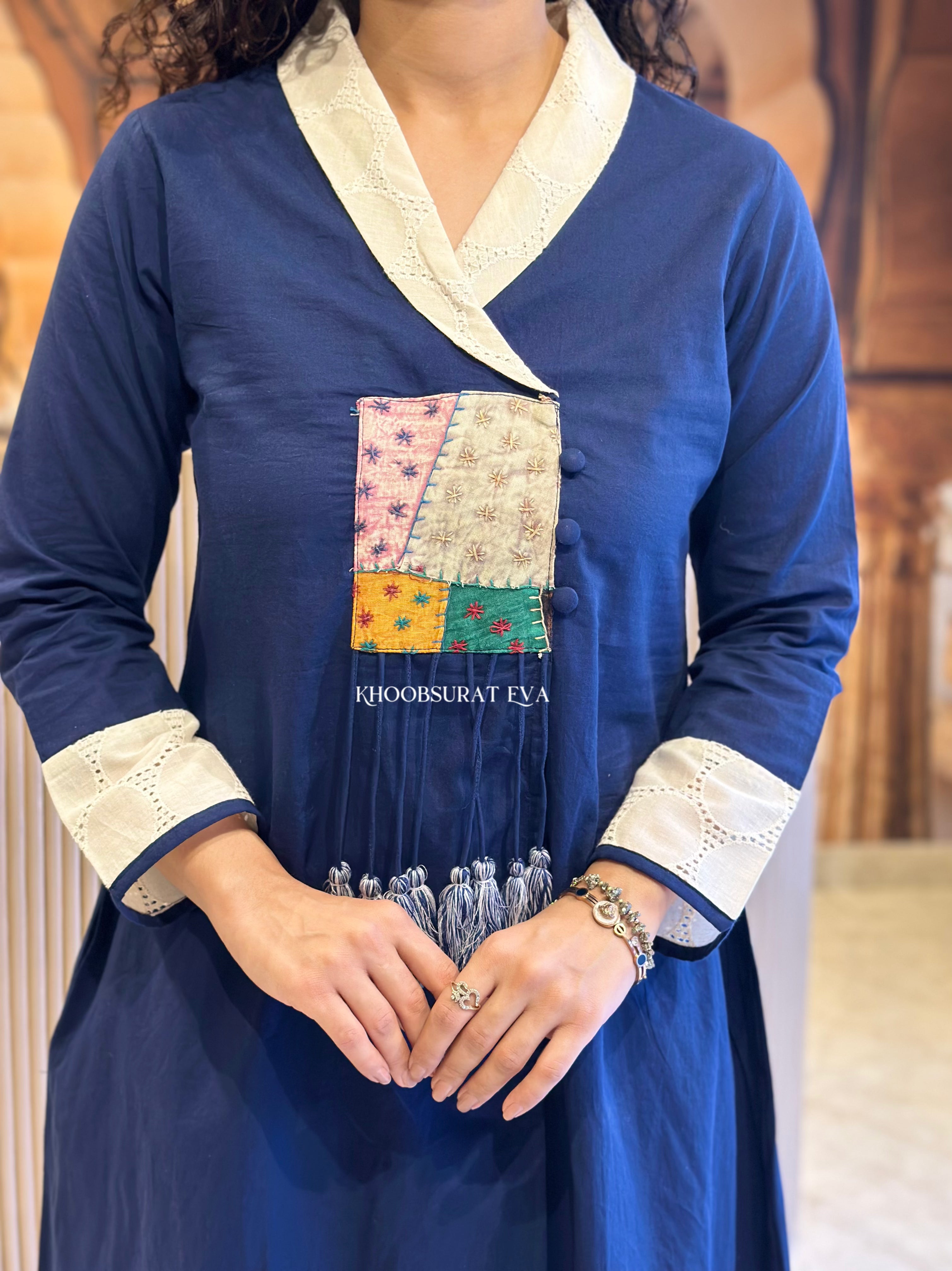 House of Beauty Blue Kurta Set - Stylish Indian Ethnic Outfit for Women | Perfect for Festivals, Weddings & Casual Wear
