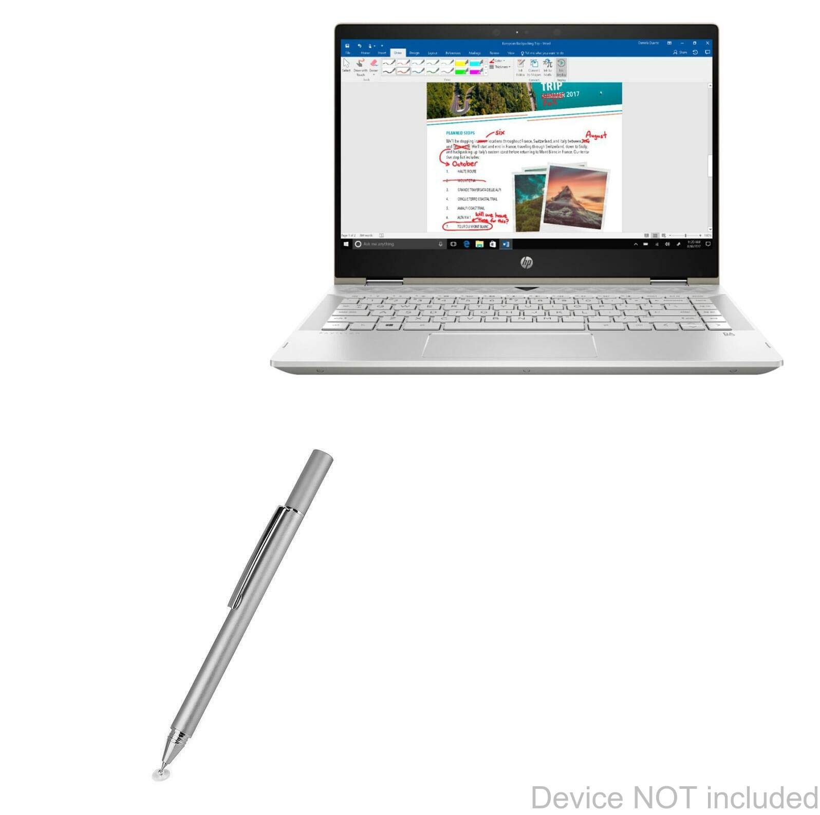 BoxWave FineTouch Capacitive Stylus Pen for HP Pavilion x360 14