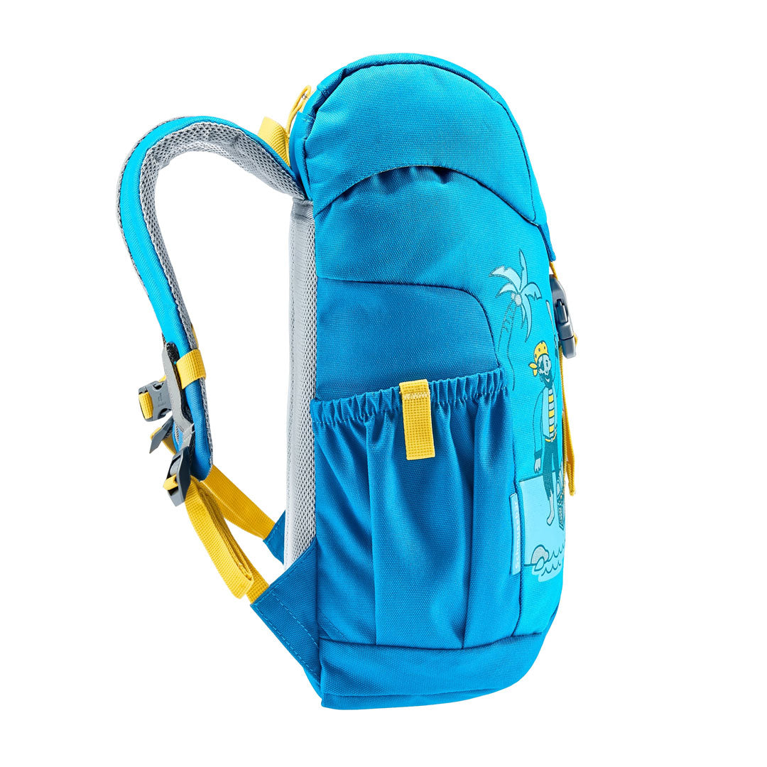 Deuter Schmusebar Kids Backpack 8L - Lightweight Children's School Bag for Boys & Girls - Blue Pirate Design - Perfect for Preschool, Daycare & Outdoor Adventures