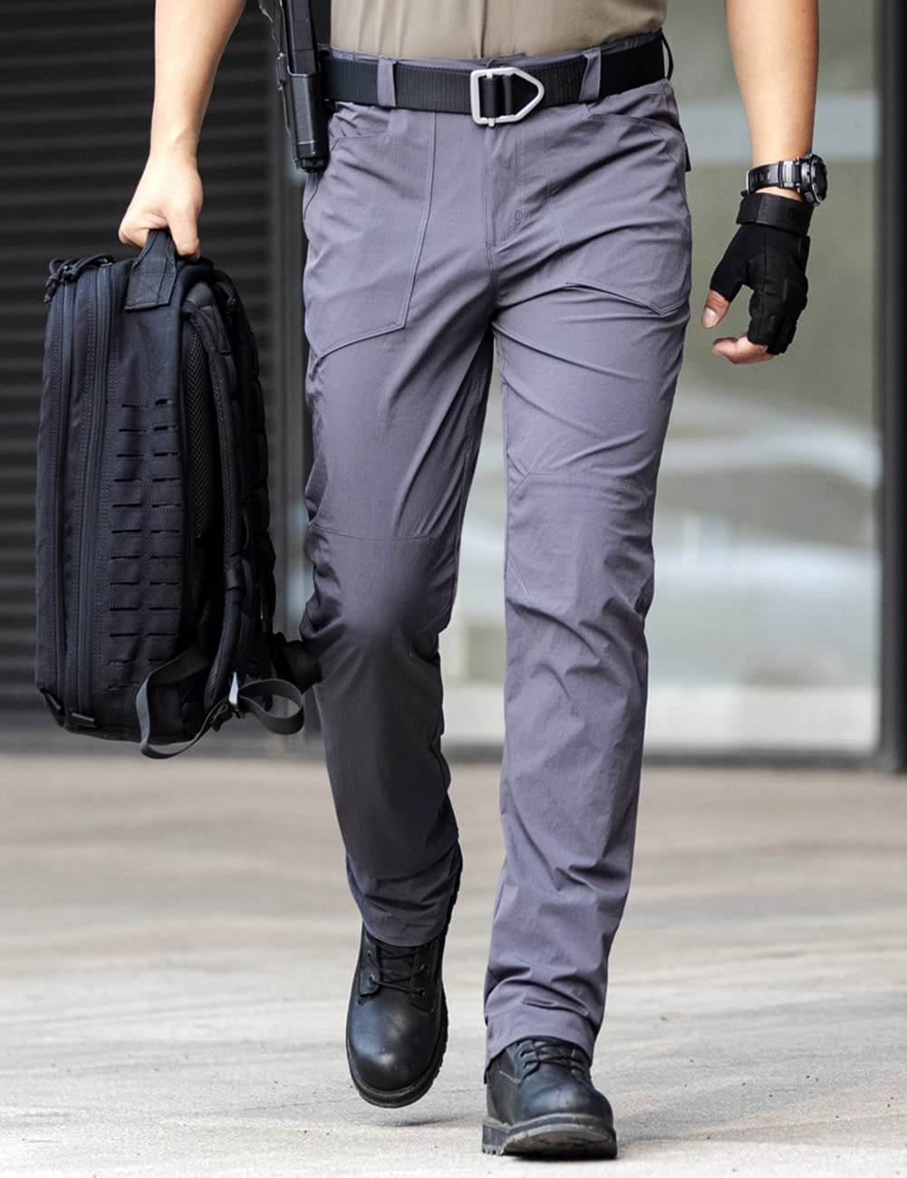Men's Tactical Cargo Pants - Durable Outdoor Work Pants with Multi-Pockets for Hiking & Combat