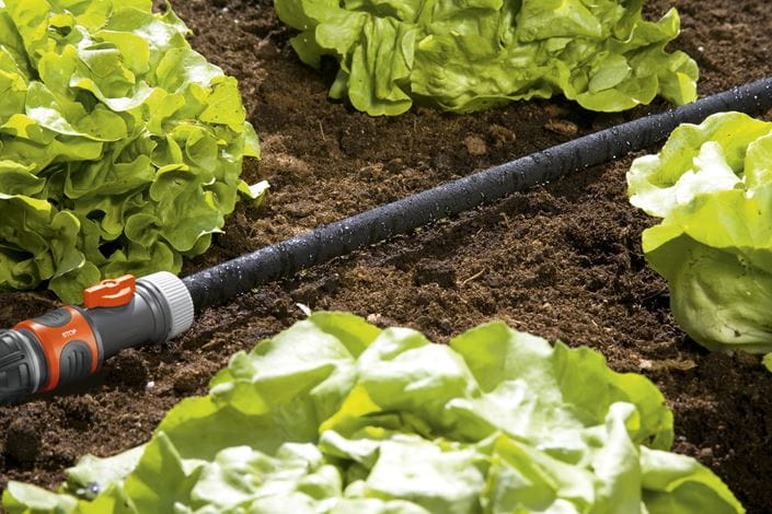 Gardena Soaker Hose Connection Set 1989-20 | Durable Garden Watering System | Perfect for Flower Beds, Vegetable Gardens & Landscaping