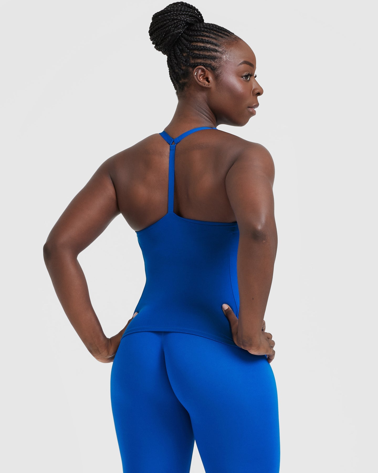 Timeless Square Neck Vest for Women - Elegant Cobalt Blue Sleeveless Top | Perfect for Layering, Office Wear & Casual Outfits
