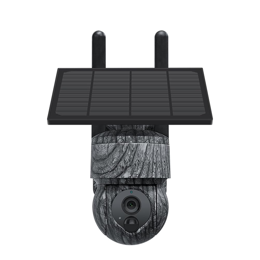 HUPYOMLER 3MP 4G SIM Solar PTZ Security Camera - Wireless Outdoor IP Camera with Solar Panel, Two-Way Audio, Night Vision & Easy Installation - Ideal for Home Security, Farm Monitoring, and Business Surveillance