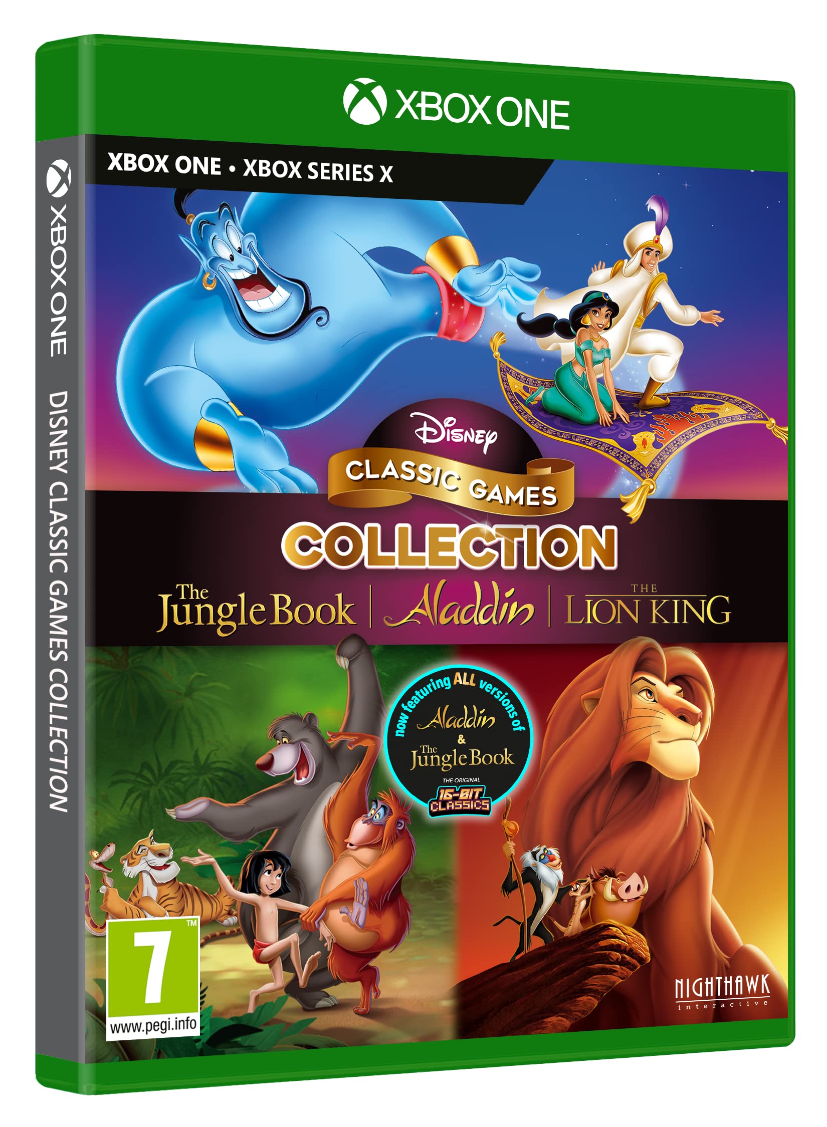 Disney Classic Games Collection: The Jungle Book, Aladdin & The Lion King for Xbox One - Nostalgic Retro Gaming for Disney Fans & Family Game Nights