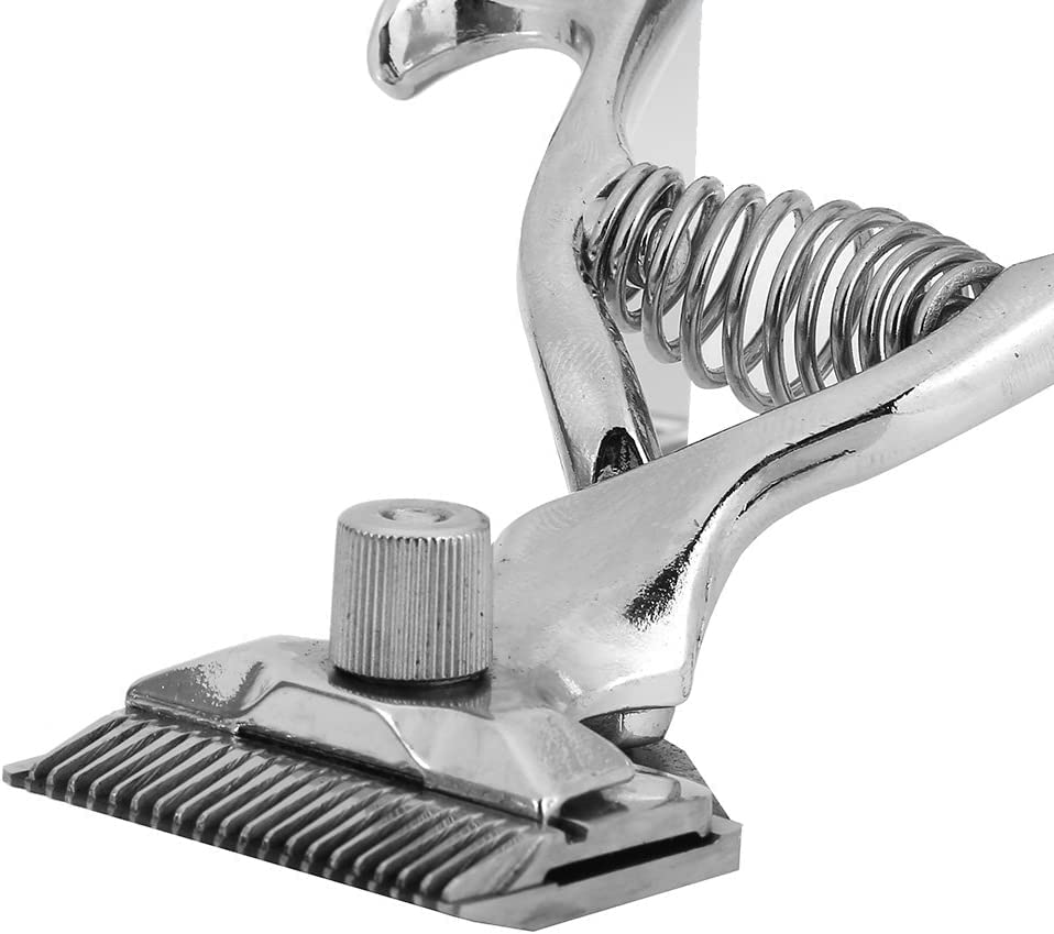 OIDESA Professional Stainless Steel Manual Hair Clipper - Classic Barber Tool for Hair Cutting & Trimming | Perfect for Home Grooming, Travel & Salon Use