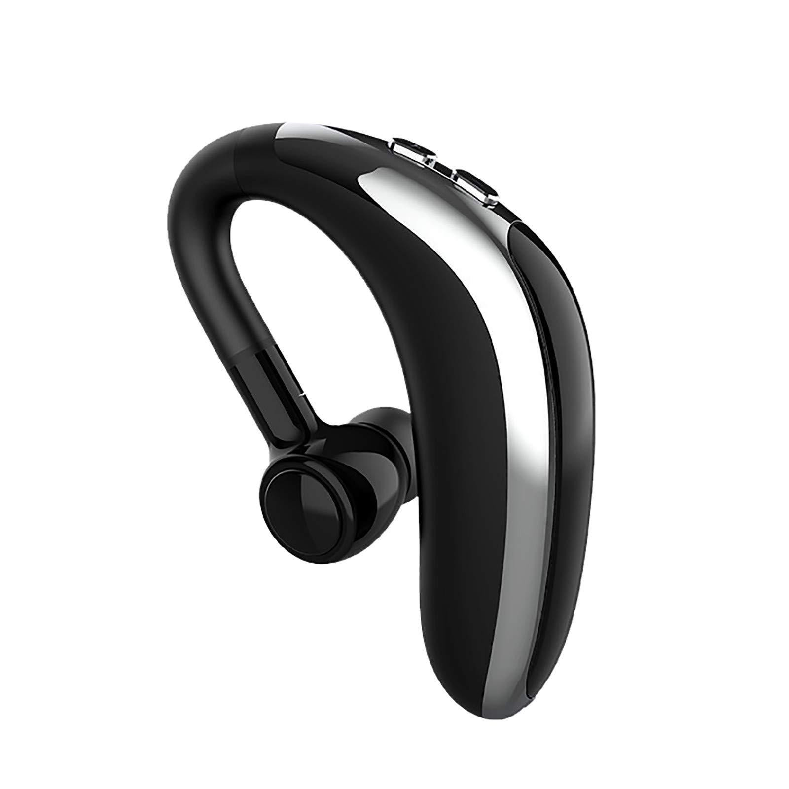Wireless Bluetooth Earbuds, Stereo In-Ear Headphones with Mic, High Power & Long Battery Life for Business, Sports, Work, Travel & Gym - Perfect for Calls, Music & Workouts (Black)