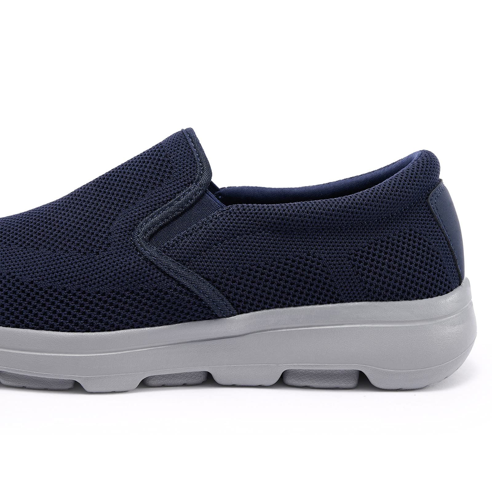 TIOSEBON Men's Breathable Mesh Slip-On Loafers - Lightweight Walking Shoes for Work, Driving & Tennis | Comfortable Casual Shoes for Men | Perfect for Office, Travel & Daily Wear