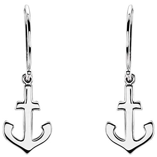 Stylish Petite Anchor Earrings for Women - Dainty Nautical Jewelry - Perfect for Everyday Wear, Beach Outings & Gifts