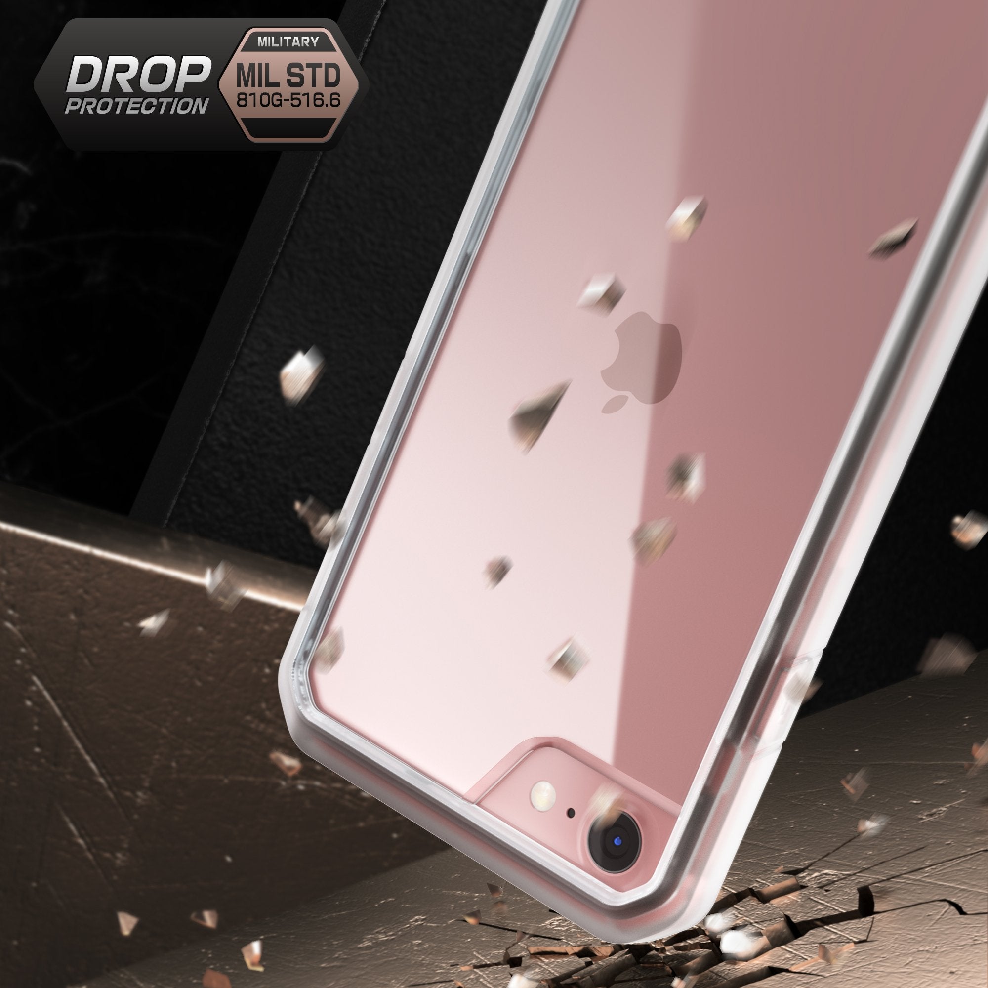 iPhone SE Case - Unicorn Beetle Clear Hybrid Protective Bumper Cover | Shockproof & Scratch Resistant | Perfect for Outdoor Activities, Travel & Daily Use