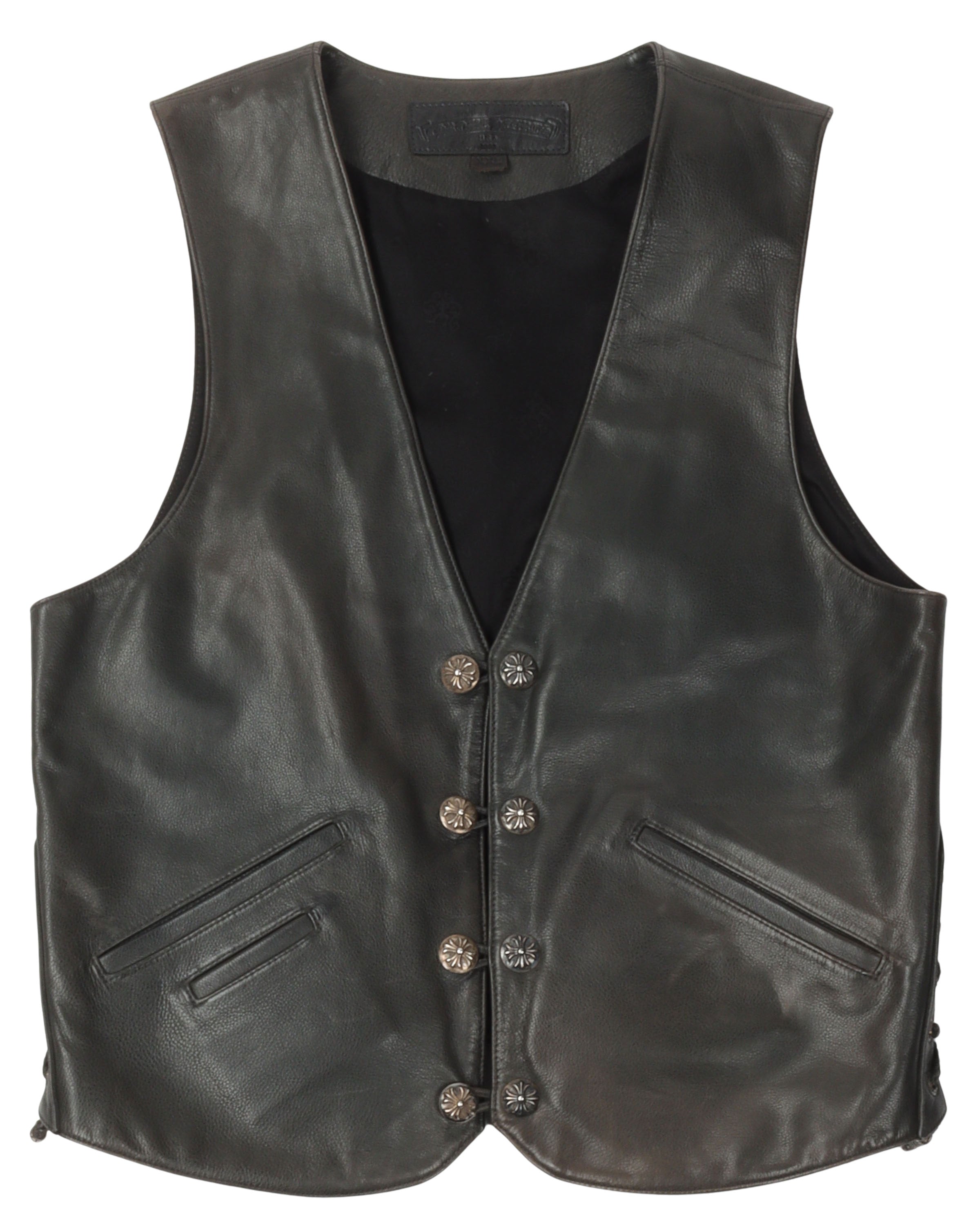 1993 Vintage Leather Vest for Men - Genuine Brown Distressed Biker Jacket - Motorcycle Riding, Halloween Costume, Retro Fashion Outfit