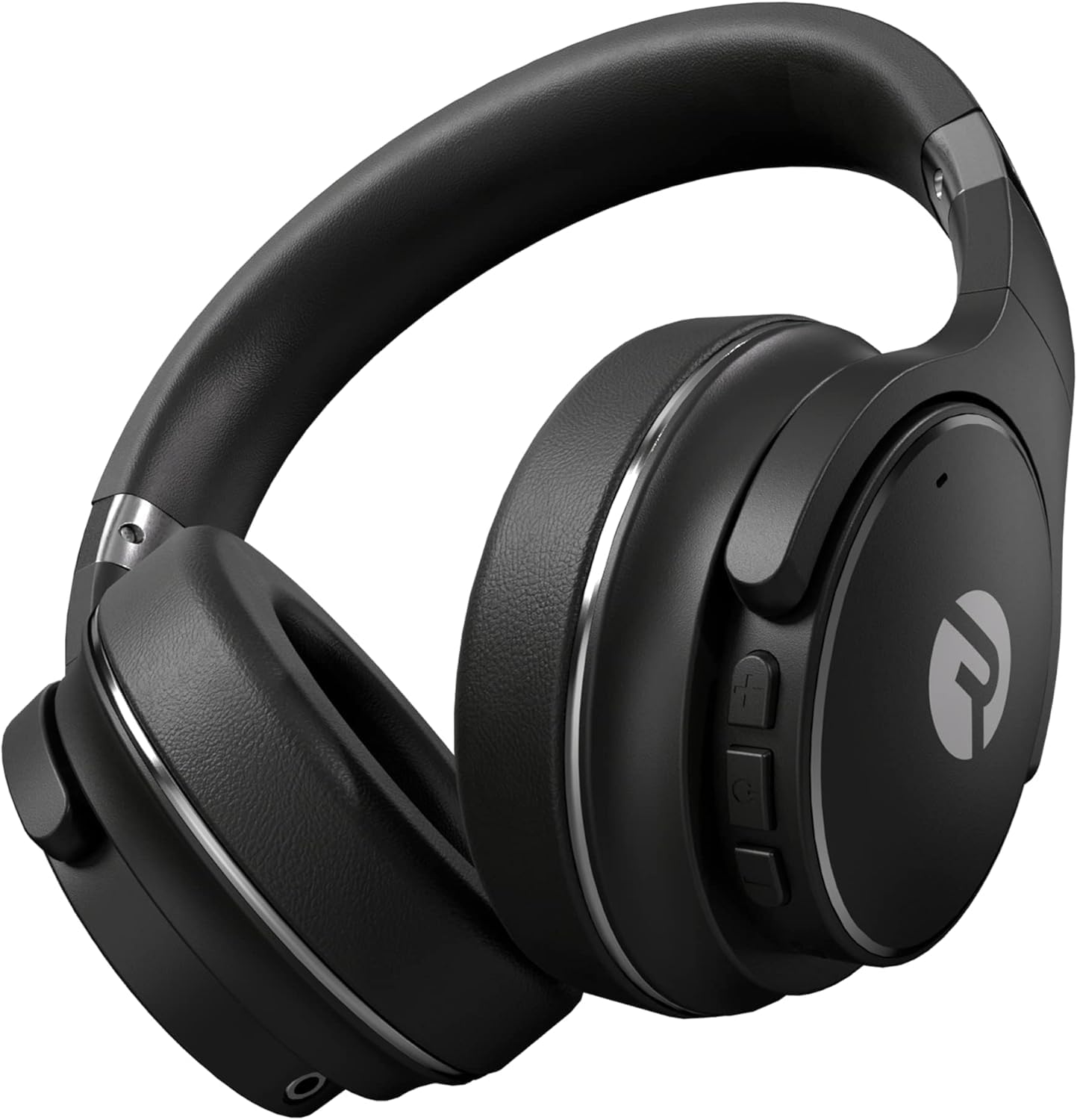 Raycon The Everyday Wireless Bluetooth Over-Ear Headphones with Active Noise Cancelling, Awareness Mode, Built-in Mic, IPX4 Water Resistance, 40H Battery Life - Perfect for Travel, Work & Gym (Black)