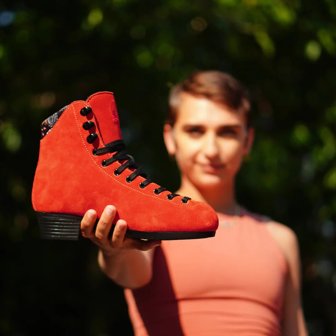 Chuffed Skates Tia Pitman Pro Roller Skate Boots - Premium Women's Artistic Roller Skates for Indoor/Outdoor Rink, Park & Derby - Perfect for Skating Enthusiasts & Professionals