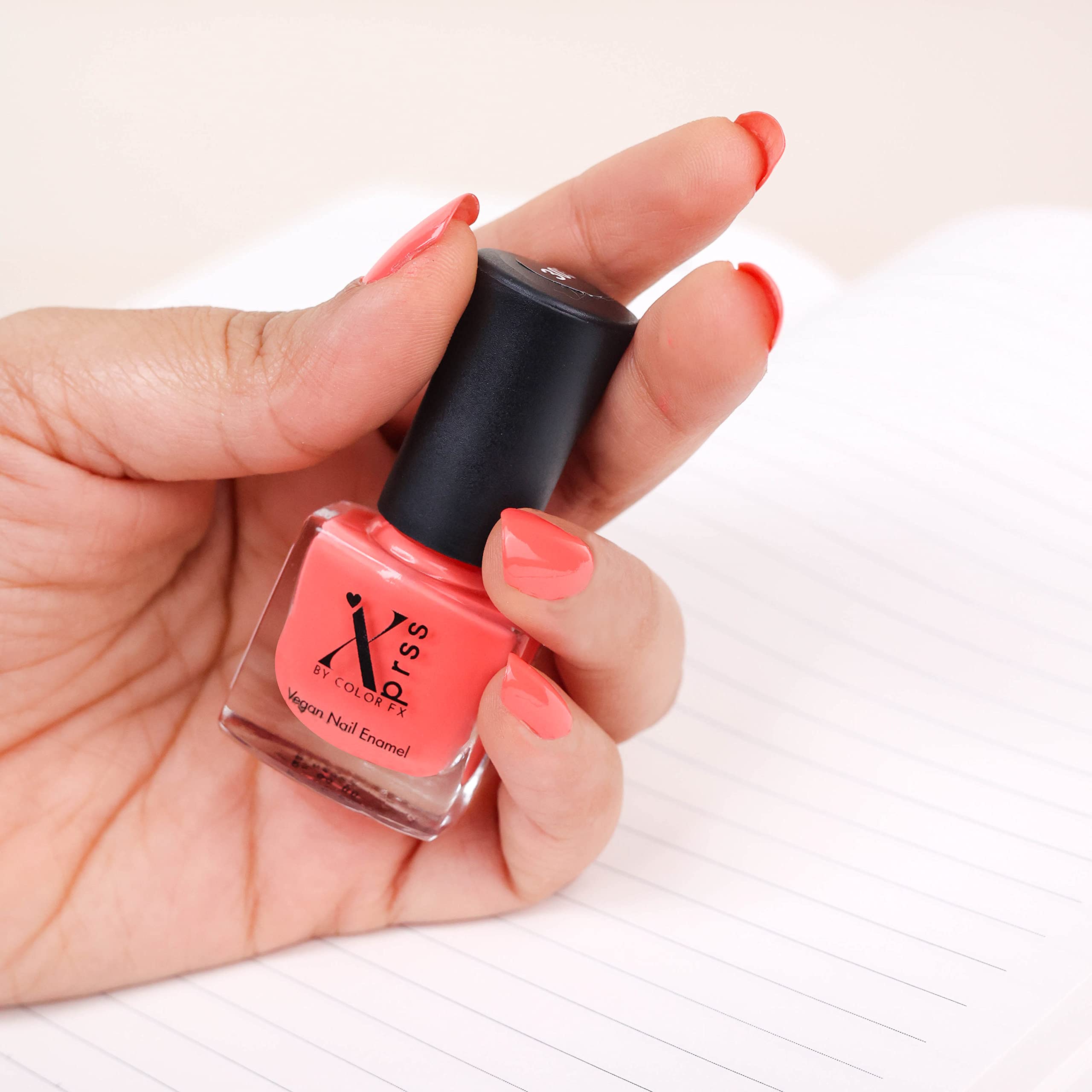Vegan Non-UV Gel Nail Polish Set - Glossy Long Lasting Finish, Toxin-Free & Non-Yellowing (Rust, Coral, Strawberry Pink) - Perfect for Manicures, Pedicures & Nail Art Designs
