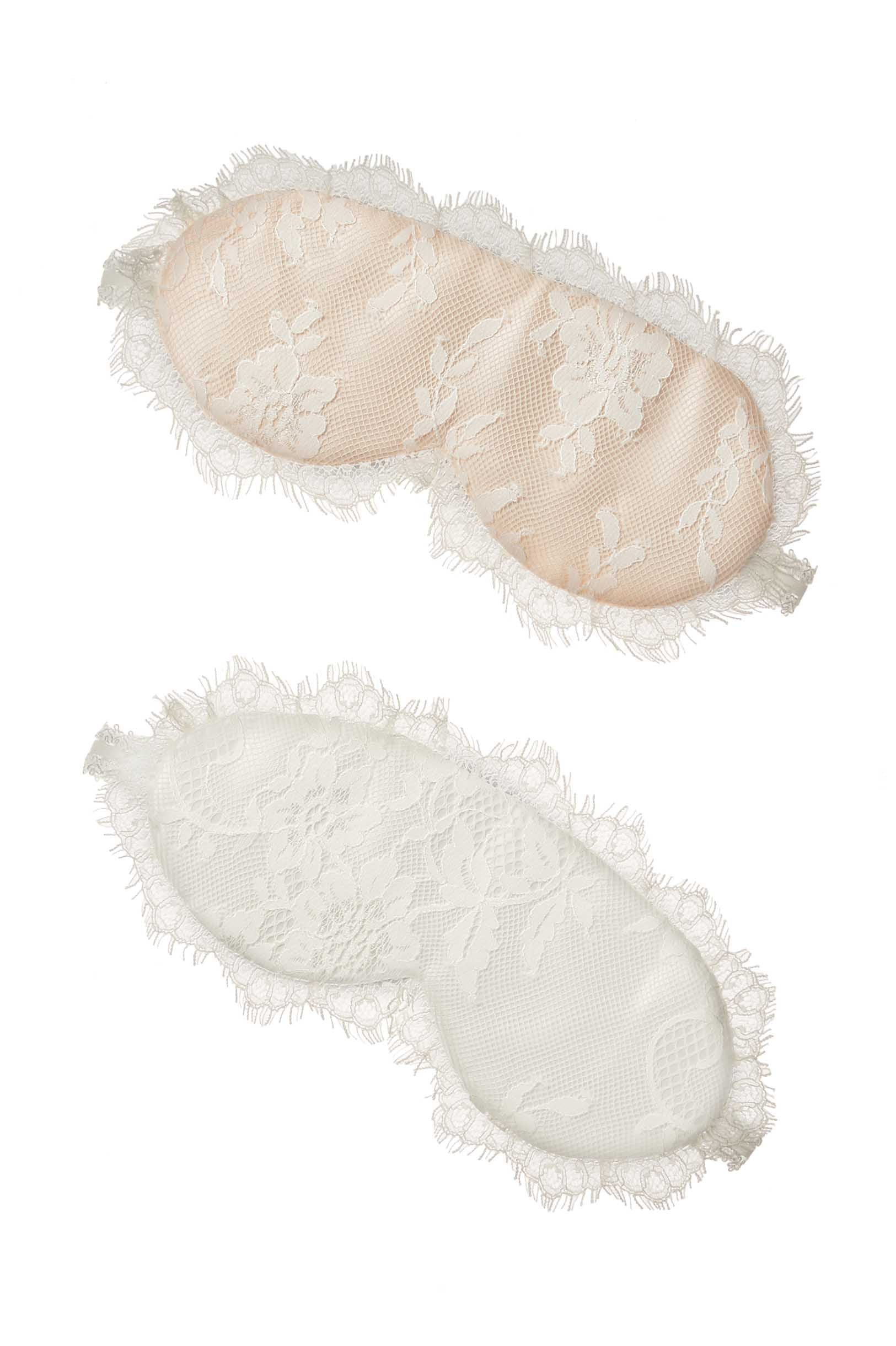 Elegant Swan Queen Lace & Silk Sleep Mask for Women - Soft Comfortable Eye Mask for Sleeping, Travel & Relaxation