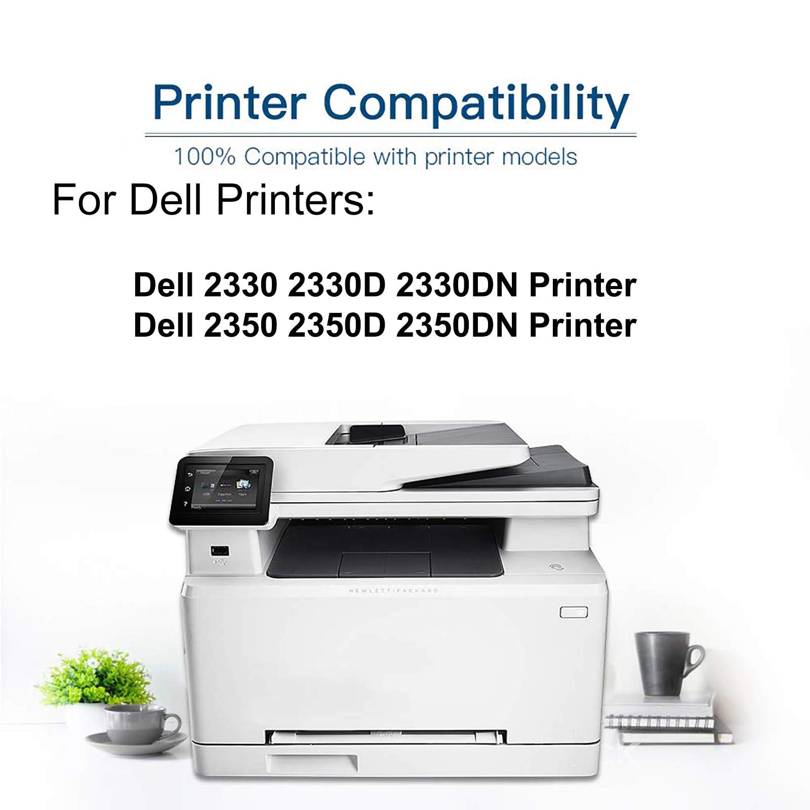 High-Yield Compatible PK941 330-2650 Black Toner Cartridge for Dell 2330D/2330DN/2350D/2350DN Laser Printers - 6,000 Page Capacity | Ideal for Office Printing, Business Documents & High-Volume Home Use