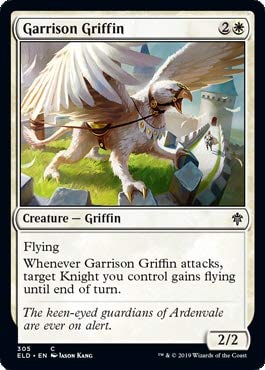 Magic: The Gathering - Garrison Griffin Planeswalker Deck Exclusive Card - Throne of Eldraine MTG - Collectible Trading Card Game for Strategy & Deck Building - Perfect for MTG Tournaments and Casual Game Nights