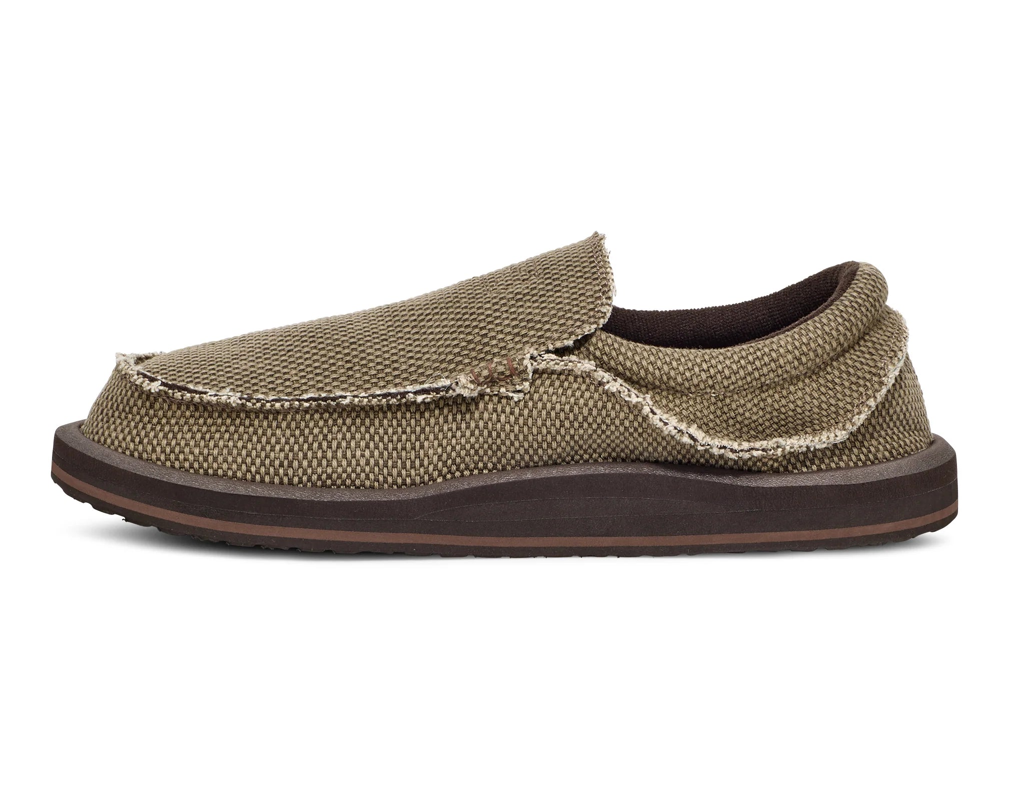 Sanuk Chiba Brown Men's Slip-On Shoes - Comfortable & Stylish Casual Footwear for Walking, Travel, and Outdoor Activities