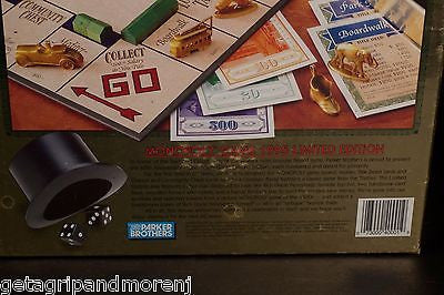 MONOPOLY Limited Edition 60th Anniversary Board Game (1935-1995) - Classic Family Game Night Entertainment for Adults & Kids