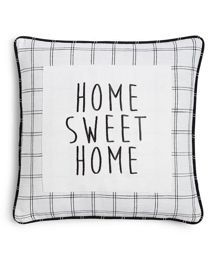 20 Square Decorative Pillow - Soft White Throw Pillow for Sofa, Bed & Home Decor | Cozy Living Room & Bedroom Accent