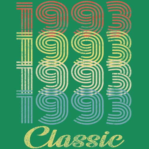 1993 Vintage 32nd Birthday T-Shirt for Men - Classic Retro Gift Idea - Perfect for 32nd Birthday Parties & Celebrations