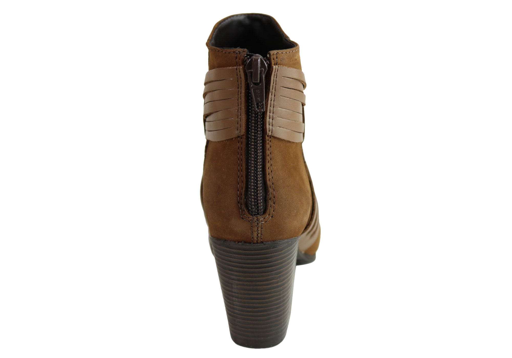 Dazzani Lina Women's Comfort Leather Heel Ankle Boots - Made in Brazil - Stylish & Comfortable Shoes for Work, Party & Everyday Wear