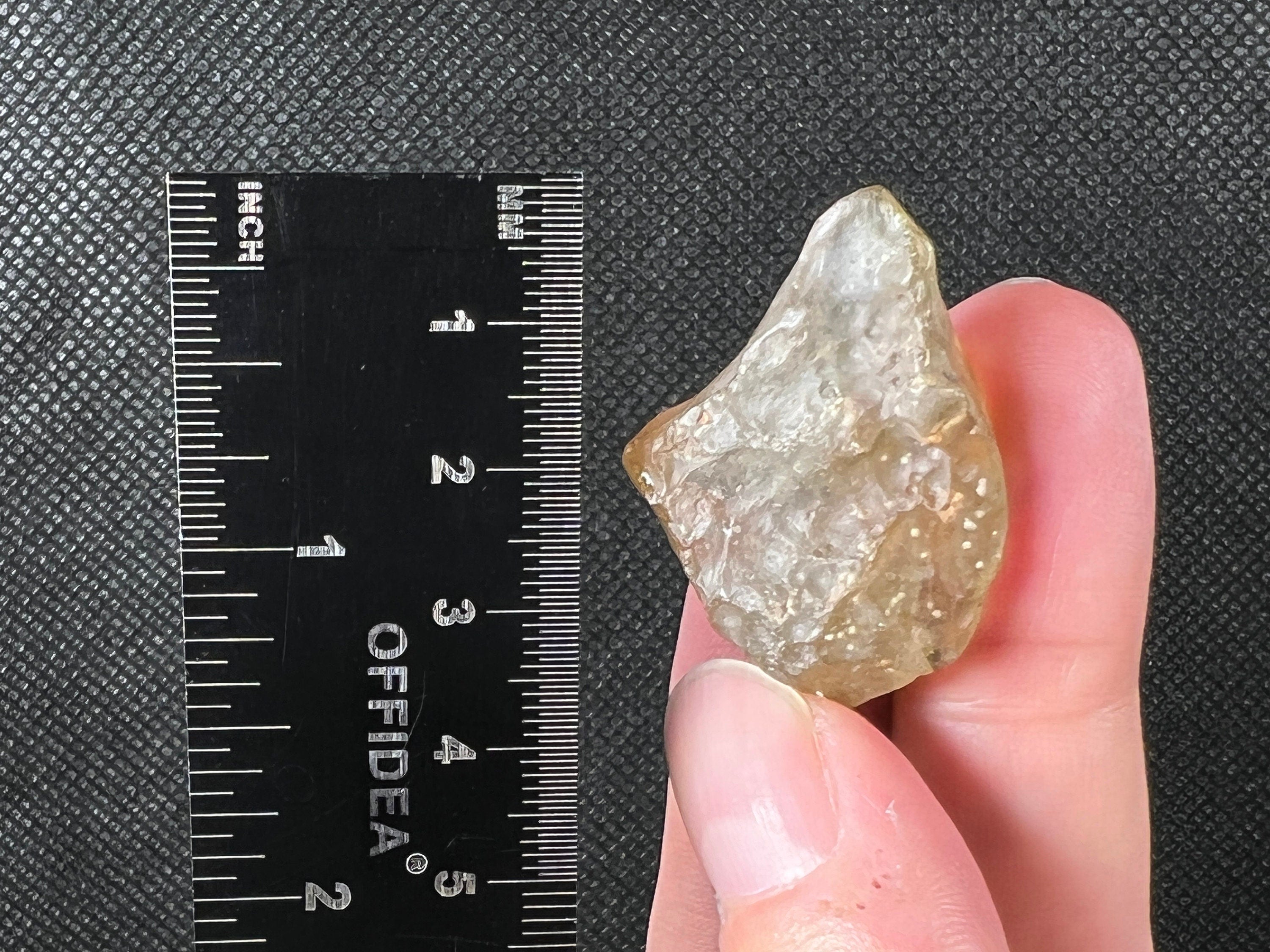 Premium Libyan Desert Glass Raw Crystal - Rare High Grade Green 14.2g - Natural Healing Stone for Meditation & Energy Work - Unique Spiritual Gift & Home Decor for Crystal Collectors