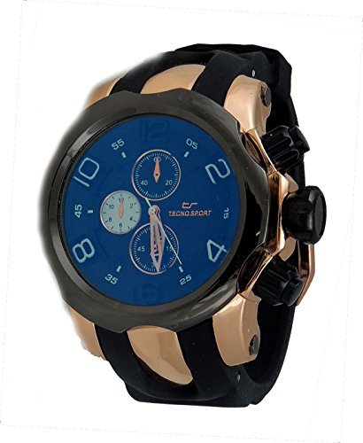Stylish Men's Rose Gold Black Rubber Strap Watch - Waterproof Casual & Dress Wristwatch for Business, Party & Everyday Wear