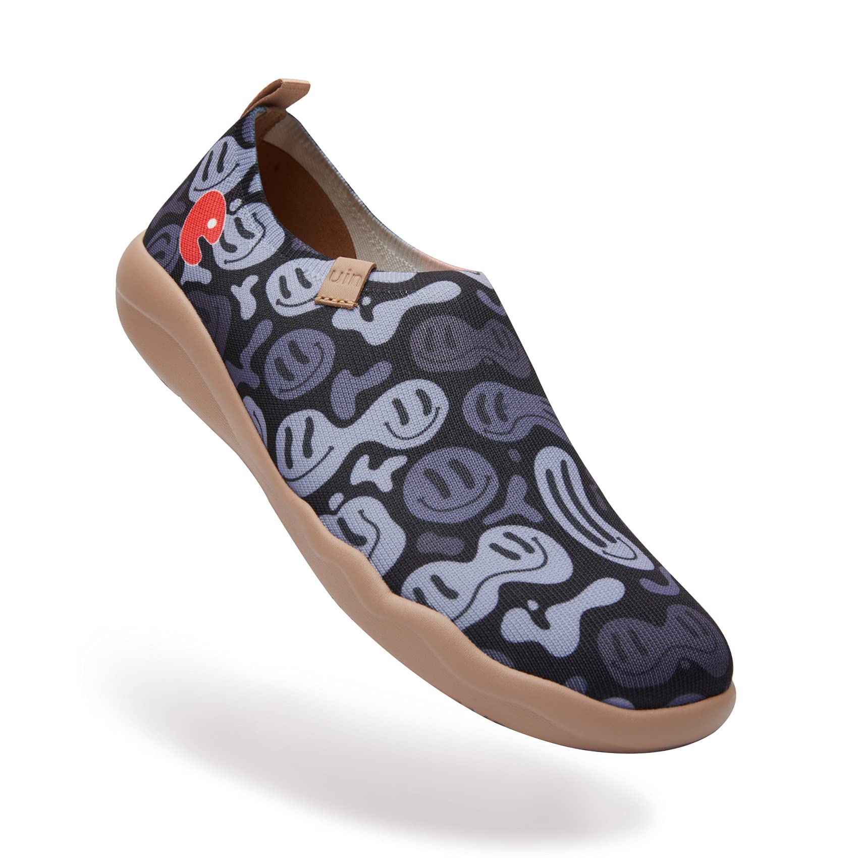 UIN Men's Slip-On Loafers - Lightweight Knit Walking Shoes for Travel & Casual Wear | Comfortable Fashion Sneakers | Perfect for Daily Commute, Weekend Outings & Business Trips | Love Confession Toledo II