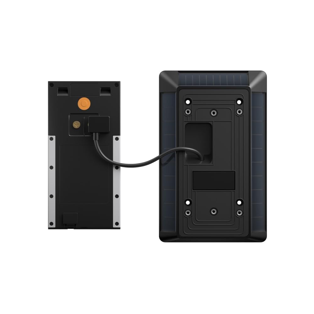 Ring Solar Charger for Battery Doorbell - Weatherproof Outdoor Solar Panel for Ring Video Doorbell Cameras - Perfect for Home Security & Continuous Power Supply