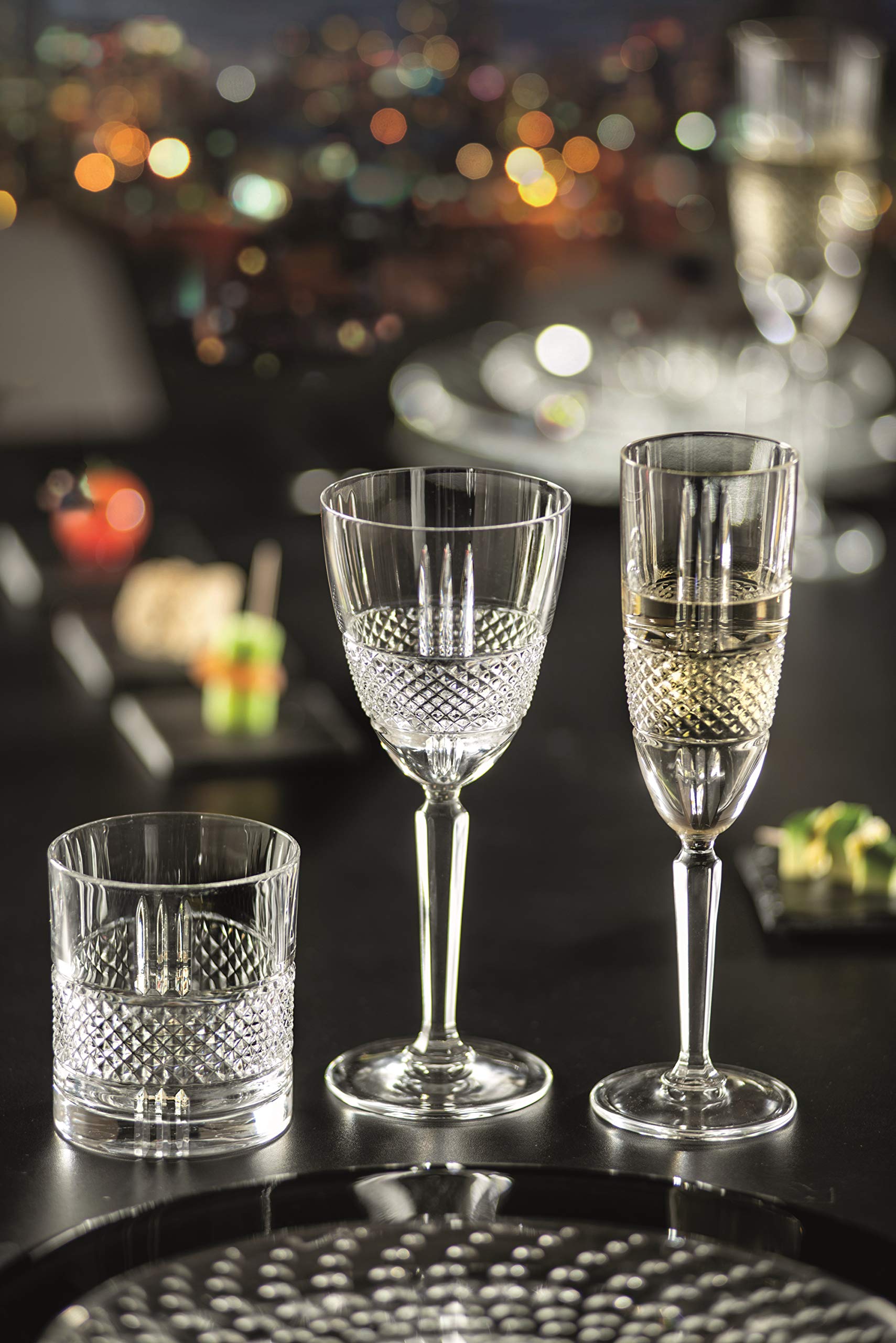 Premium Whiskey Decanter Set with 6 Glasses - 29 oz Crystal Decanter & 12 oz Double Old Fashioned Tumblers - Elegant Scotch, Bourbon & Liquor Serving Set - Barski European Craftsmanship - Perfect for Home Bars, Gifts & Entertaining