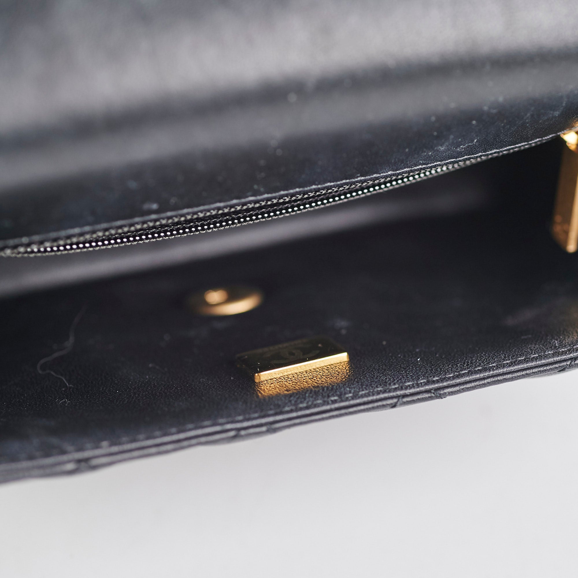 Chanel Seasonal Square Flap Bag - Genuine Lambskin Leather in Classic Black | Perfect for Evening Events & Luxury Fashion Accessories