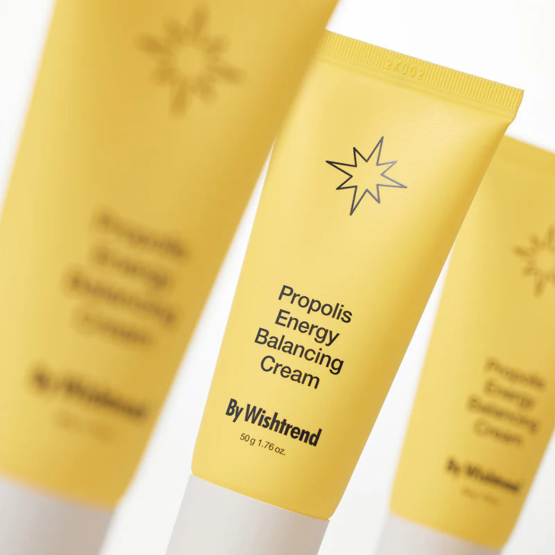 By Wishtrend Propolis Energy Balancing Cream 50g - Hydrating Moisturizer for Dry & Sensitive Skin - Perfect for Night Routine & Daily Skincare