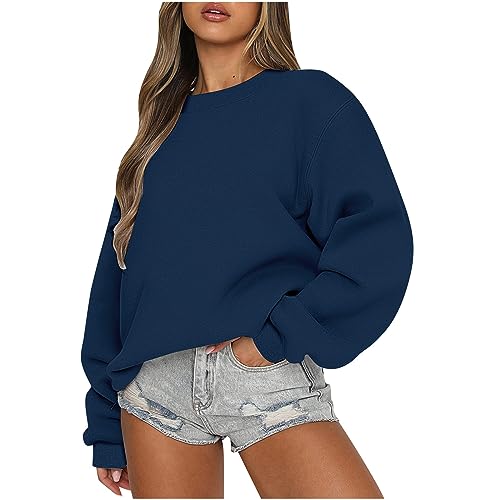 04-navy?crew Neck Sweatshirt