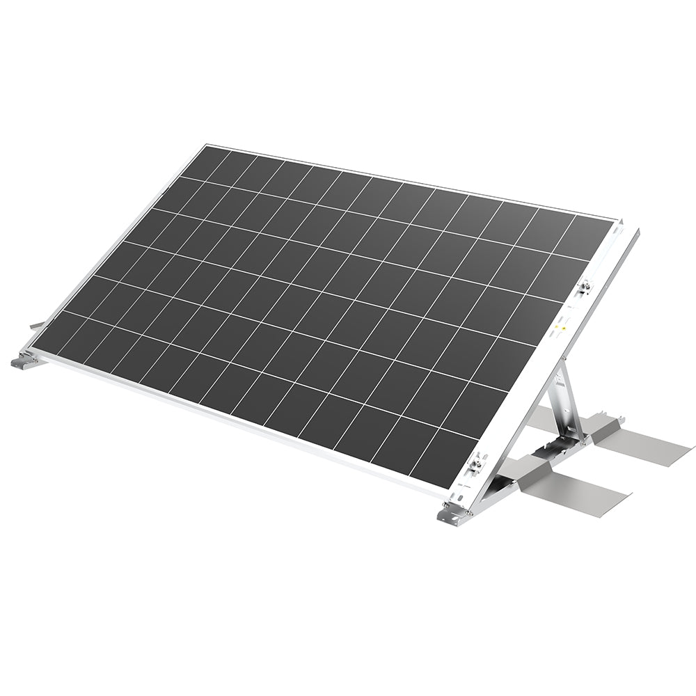 Elios Tectum T1 Ballasted Solar Panel Roof Mounting System - Single Panel Rack for Flat Roofs | Perfect for Residential & Commercial Solar Installations
