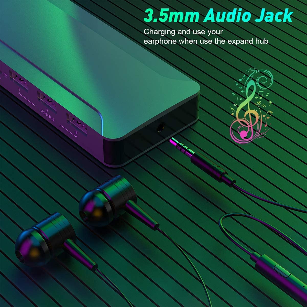 MacBook Pro Docking Station with Dual 4K HDMI Monitor Support - USB C Hub Adapter for Work & Home Office Setup