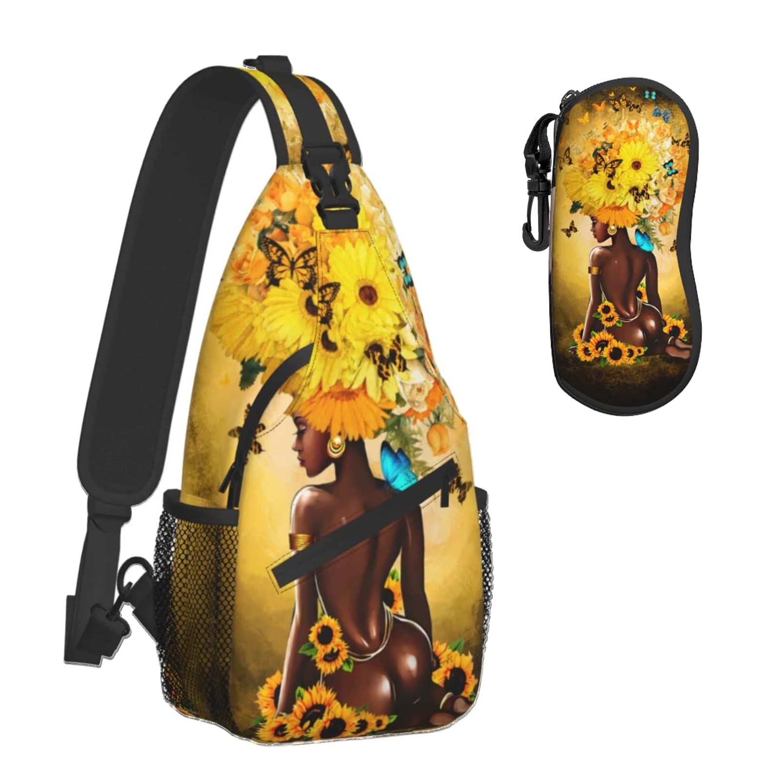 Women's Sling Backpack - Lightweight Travel Hiking Daypack for Women & Men, Sport Shoulder Bag for Running, Climbing, Casual Use - Includes Glasses Case (Perfect for Gym, Commuting & Outdoor Adventures)