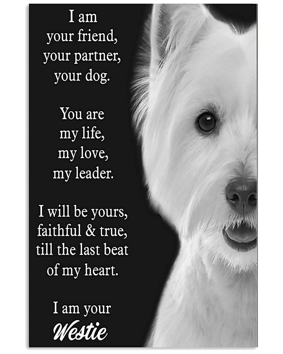 1000 Piece Wooden Jigsaw Puzzle - Westie 'You Are My Life' Dog Lovers Wall Decor | Brain Teaser Game & Developmental Toy | Perfect Gift for Puzzle Enthusiasts (PuzzleGame1473) | Great for Family Bonding, Stress Relief & Home Decoration