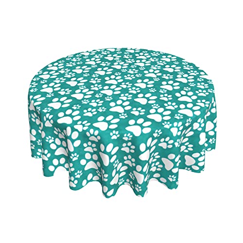 Teal Dog Paw 56