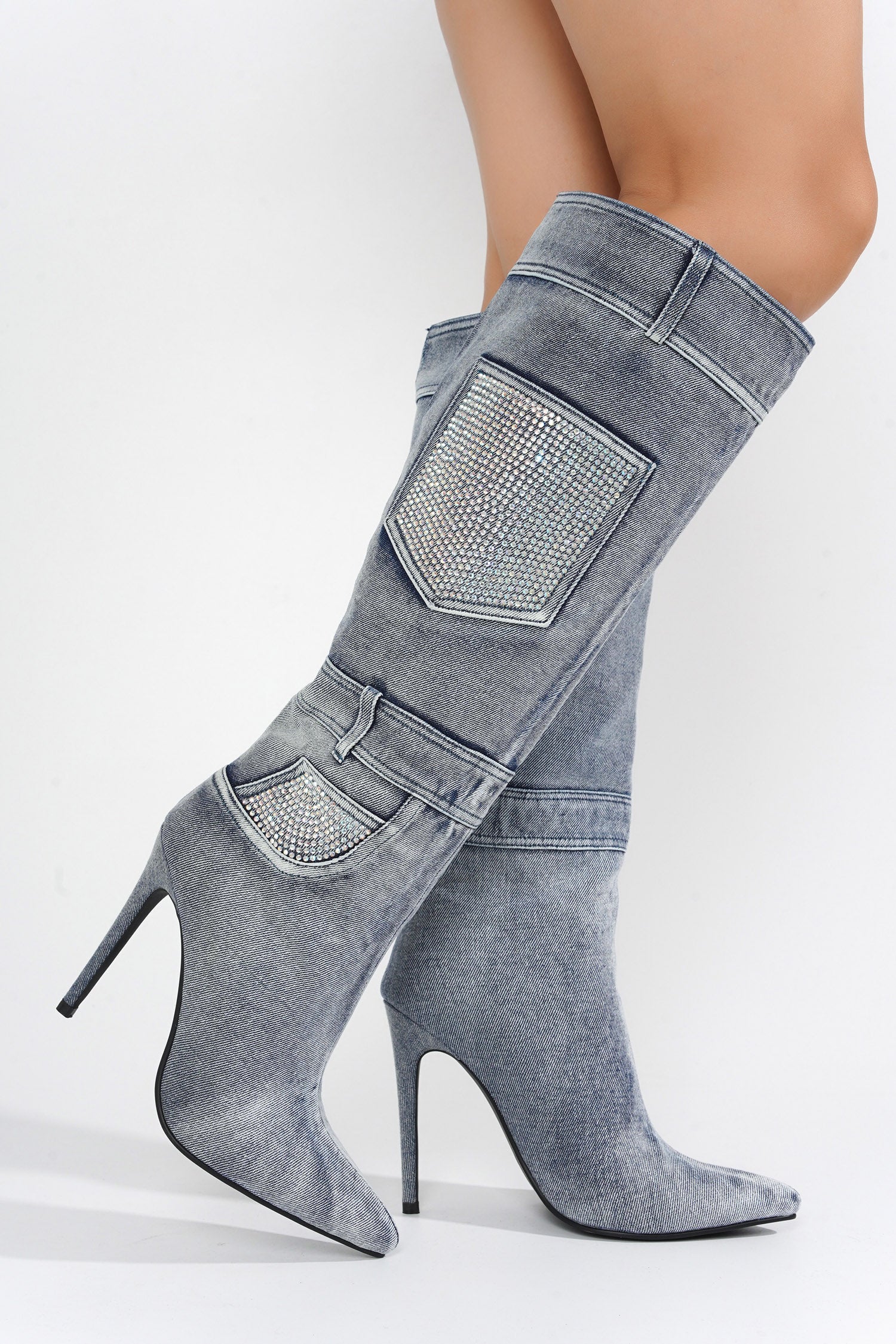 Stylish Jacquie Denim Jeans for Women - Trendy High-Waisted Skinny Denim Pants | Perfect for Casual Outfits, Date Nights & Office Wear