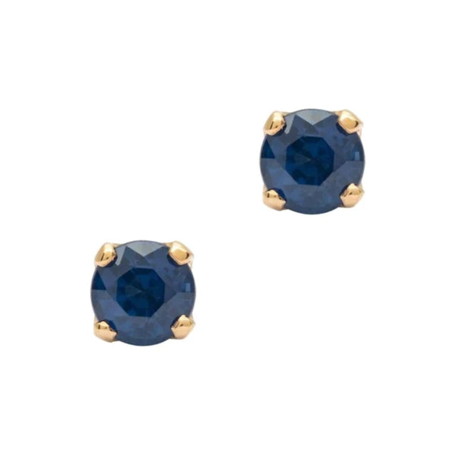 14K Gold Birthstone Stud Earrings 3.5mm - Perfect for Birthdays, Anniversaries & Special Occasions