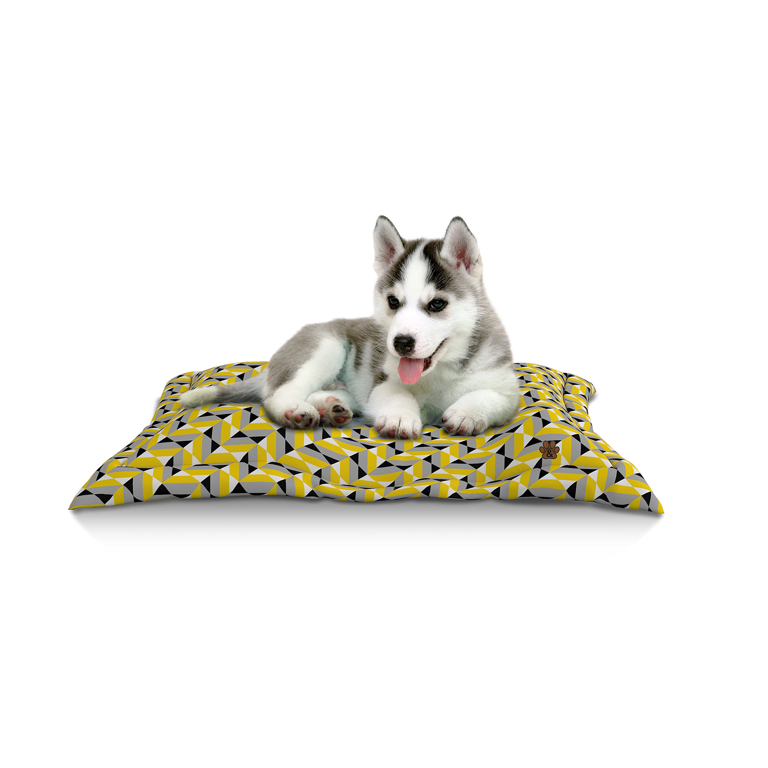 **Non-Slip Dog Bed Mat for Large, Medium & Small Dogs & Cats - Machine Washable Pet Mattress with Anti-Skid Bottom (Pattern 06, Large) - Perfect for Crates, Floors & Sofas**