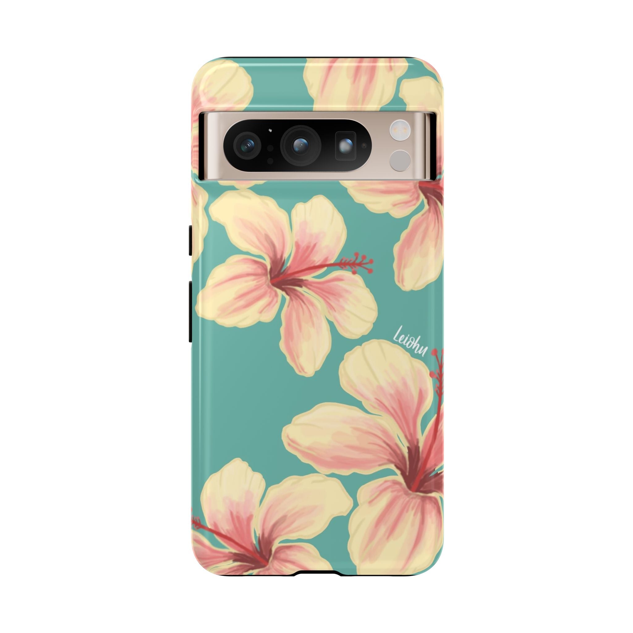 Hibiscus Teal Google Pixel 6 Case - Slim Protective Cover for Google Pixel 6 - Durable & Stylish Phone Case for Everyday Use, Work & Travel