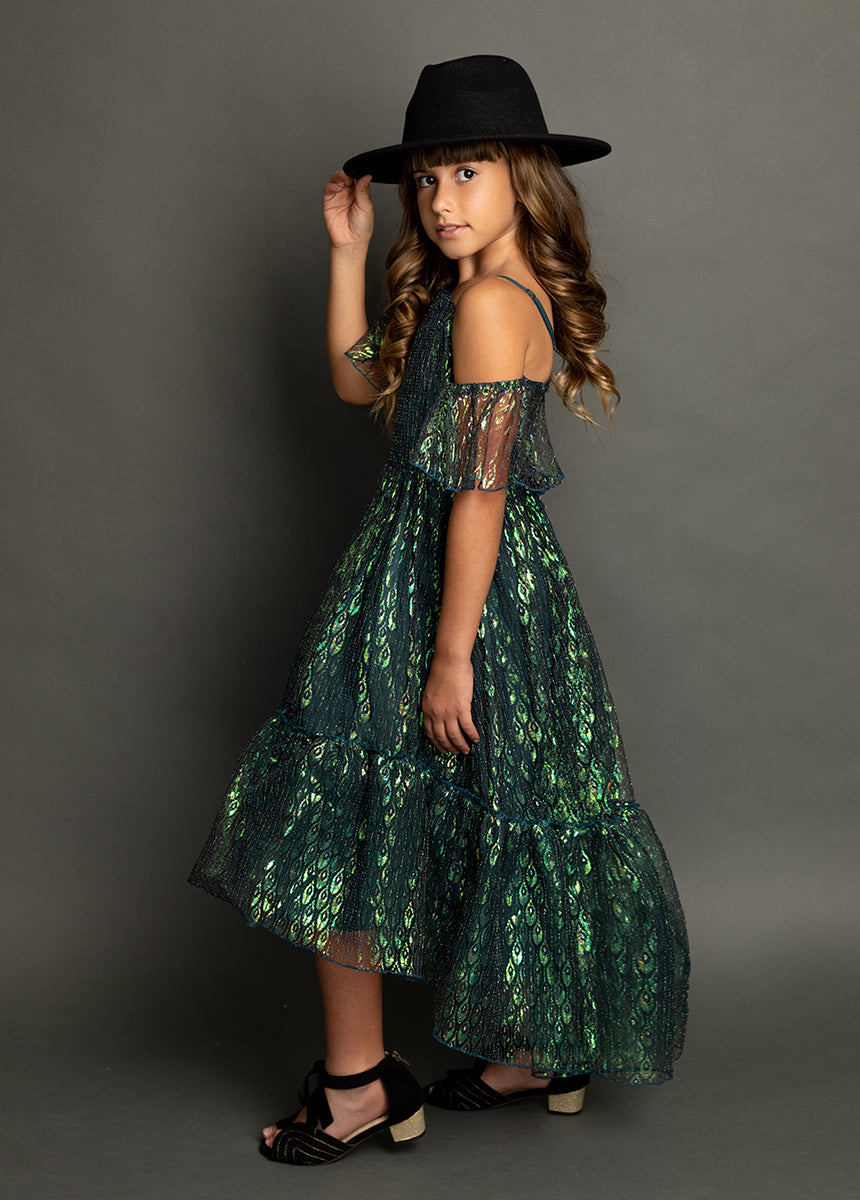 Chloe Oil Slick Print Dress for Women | Elegant Party & Evening Wear | Perfect for Date Night, Cocktail Parties & Special Occasions