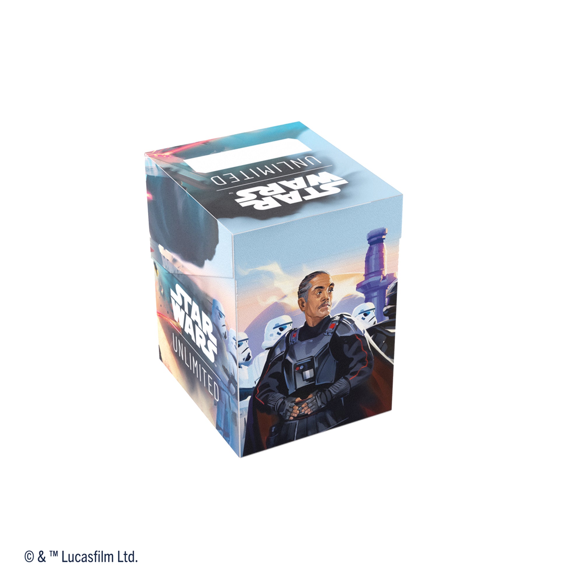 Star Wars: Unlimited Soft Crate - Mandalorian & Moff Gideon Collectible Storage Box for Trading Cards & Collectibles | Perfect for Display & Organization