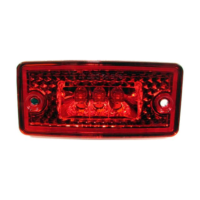Fortpro 4 9/16 x 2 1/4 Inch LED Cab Light with 3 Super Bright LEDs - Perfect for Truck, RV, and Off-Road Vehicle Interior Lighting
